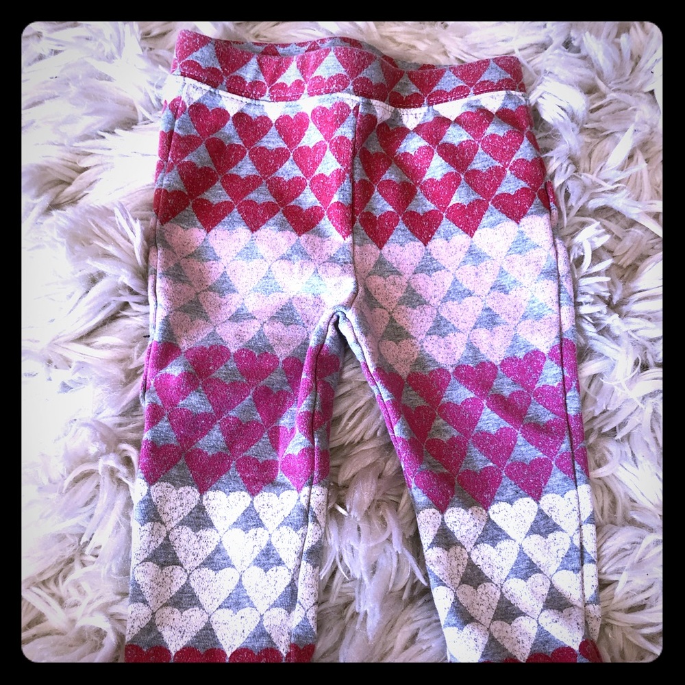 Adorable Baby Gap Heart Love Leggings